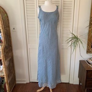 Vintage Blue Maxi Dress